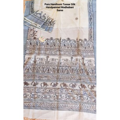 Handloom Tussar silk
